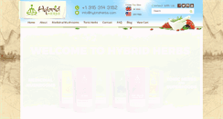 Desktop Screenshot of hybridherbs.com